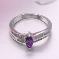 Modeschmuck 2018 Opal und Amethyst Ring